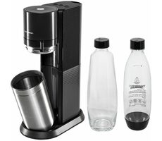 SodaStream E-Duo Titan / Výrobník sody / 1x plastová láhev 1 L / 1x skleněná láhev 1 L / 1x CO2 plyn 