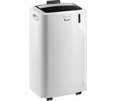 DeLonghi PAC EM90 Silent bílá / Mobilní klimatizace 9800 BTU / do 90m3 / chlazení & odvlhčování / dálkové ovládání