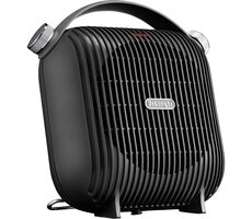 DeLonghi HFS30C24.DG Capsule Hobby černá / Teplovzdušný ventilátor / přenosný / 2400 W / 2 stupně / 45 dB