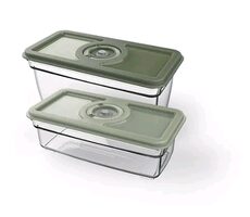 Electrolux EVFB1 zelená / sada vakuovacích nádob / 1x 1l / 1x 1.6 l 