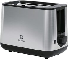 Electrolux E3T1-3ST stříbrná / Topinkovač / 800 W / 2 sloty / 7 stupňů opékání 