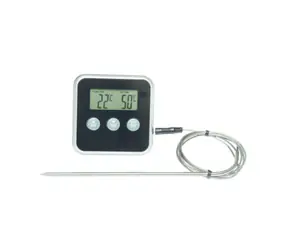 Electrolux Digitální teploměr na maso s jehlou stříbrná 