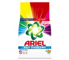 Ariel Fast Dissolving Color 36 dávek 1.98 kg / Prací prášek na barevné prádlo 