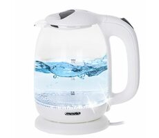 Mesko MS 1302 bílá / Rychlovarná skleněná konvice / 1850W / 1.7 L