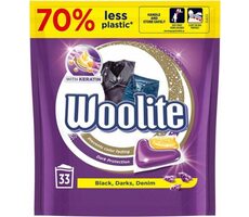 Woolite Keratin Darks - Denim - Black 33 kapslí / Gelové kapsle