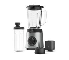 Electrolux E6VB1-8ST stříbrná / Stolní mixér / 1400 W / 2 mixovací nádoby / drtič ledu + turbo 