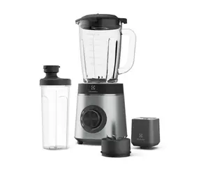 Electrolux E6VB1-8ST stříbrná / Stolní mixér / 1400 W / 2 mixovací nádoby / drtič ledu + turbo 