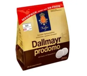 Dallmayr Prodomo Senseo pody 28 ks / Pody Senseo / 100% Arabica / doprodej