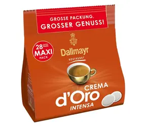 Dallmayr Crema d Oro Intenso pody Senseo 28 ks / Pody Senseo / 100% Arabica