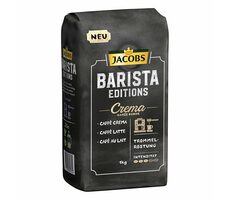 Jacobs Barista Editions Crema 1 kg / Zrnková káva / 60% Arabica & 40% Rubusta