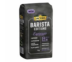 Jacobs Barista Editions Espresso 1 kg / Zrnková káva / 50% Arabica & 50% Rubusta