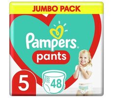 Pampers Pants 12-17kg (48ks) / Plenkové kalhotky / Velikost 5 (12-17kg)