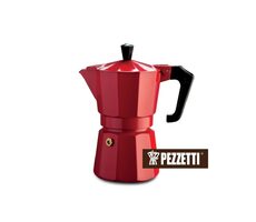 Pezzetti ItalExpress Moka konvice na 3 šálky červená / 150 ml
