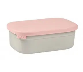 Beaba Svačinový box nerez Velvet Grey/Dusty Rose