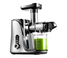 AMZCHEF 3001-GA šedá / Pomalý odšťavňovač / 150W / 90 až 110 RPM