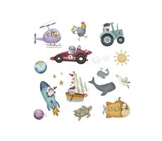 Little Dutch Dětské tetování Jim & Friends / od 3 let