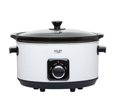 Adler AD 6413w bílá / Pomalý hrnec / 290W / 5.8L