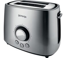 Gorenje T1000E stříbrná / Topinkovač / 1000W / 7 úrovní