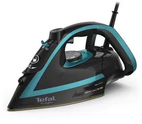 Tefal FV8066E0 Puregliss čeno-modrá / Napařovací žehlička / 3000 W / 50g/min / 270 ml