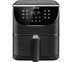 Cosori CP158-AF PREMIUM + 5x špíz a gril. rošt černá / Horkovzdušná fritéza / 1700 W / 5.5 L