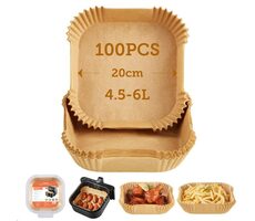Cosori Papírové formy pro horkovzdušné fritézy 20 cm / 100 ks / 4.5-6L