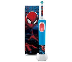 Oral-B Vitality PRO Kids Spiderman s pouzdrem / Elektrický dětský zubní kartáček / oscilační / 2 režimy / časovač 