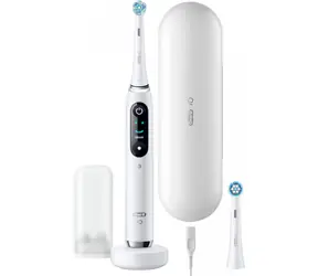Oral-B iO Series 9 White Alabaster / Elektrický zubní kartáček / magnetické iO / 7 režimů / časovač / senzor tlaku