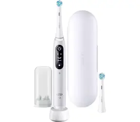 Oral-B iO Series 6 White Alabaster / Elektrický zubní kartáček / magnetické iO / 5 režimů / AI / OLED 
