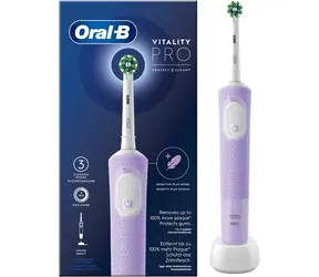 Oral-B Vitality Pro fialový / Elektrický zubní kartáček / oscilační / 3 režimy / časovač