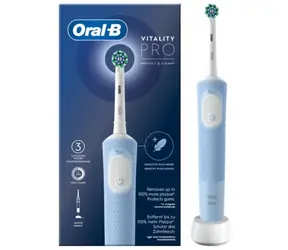 Oral-B Vitality Pro modrý / Elektrický zubní kartáček / oscilační / 3 režimy / časovač