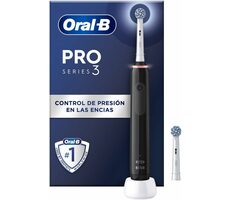Oral-B PRO 3 3000 Sensitive Clean černý / Elektrický zubní kartáček / oscliační / 3 režimy / časovač / senzor tlaku