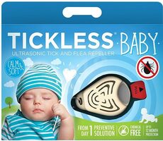 TICKLESS Baby Béžová / Ultrazvukový odpuzovač klíšťat pro děti