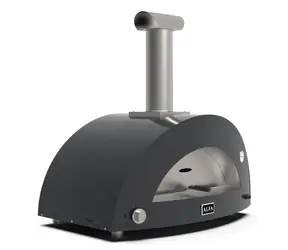 Alfa Forni Moderno 3 šedá / Pec na pizzu / 500°C / 80 x 50 cm / na LPG a dřevo 