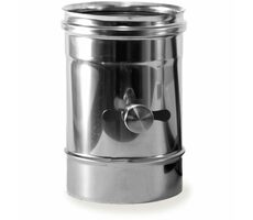 Alfa Forni Motýlový ventil o průměru 180 mm z nerezové oceli 