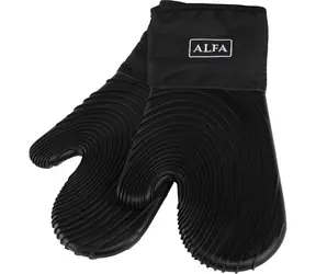 Alfa Forni Rukavice do trouby černá 