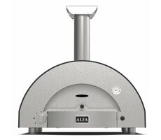 Alfa Forni Classico 2 šedá / Pec na pizzu / 500°C / 60 x 50 / na LPG a dřevo 