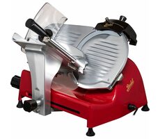 Berkel Pro Line XS25 Red / Samospádový kráječ / 320 W / průměr nože 250 mm / 0-14 mm / červená