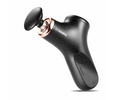 NAIPO NP-MG01 černá / Masážní pistole mini / 4 nástavce / 5 režimů / 2500 mAh / USB-C 