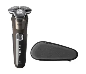 Philips S5886/30 hnědá / holicí strojek / Mokré a suché holení / Výdrž až 60 minut 