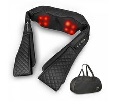 TrueLife RelaxBack B6 Charge / Masážní polštář / 2 rotační hlavice / 3 rychlost / vyhřívání 