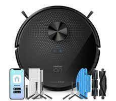Niceboy ION Charles i9 Plus černá / Robotický vysavač s mopem / sací výkon 2500 Pa / prachová nádoba 240 ml / HEPA 