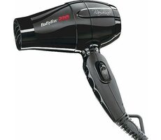 Babyliss BAB5510E černá / Fén na vlasy / 1200W / 3 teploty / 2 rychlosti / difuzér