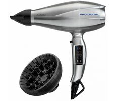 Babyliss 6000E šedá / Fén na vlasy / 2200W / 4 teploty / 4 rychlosti / ionizace / difuzér