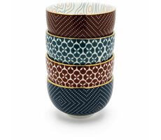 Bredemeijer Pucheng misky na čaj 4ks / 0.2l / porcelán
