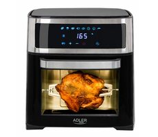 Adler AD 6309 černá / Horkovzdušná fritéza / 2500W / 13L / 40 - 200°C 