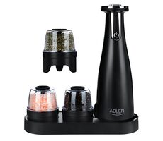 Adler AD 4449 černá / Mlýnek na sůl a pepř / 150 ml / 1500 mAh