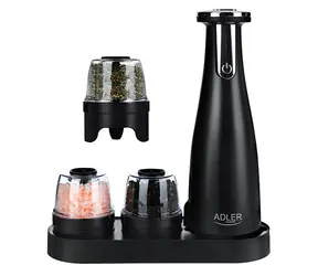 Adler AD 4449 černá / Mlýnek na sůl a pepř / 150 ml / 1500 mAh