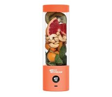 FitStream Pro Přenosný mixér Neon Orange / 475 ml / USB nabíjení
