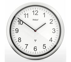 Mebus 19809 - Rádiem řízené nástěnné hodiny / 25 cm / 1x AA