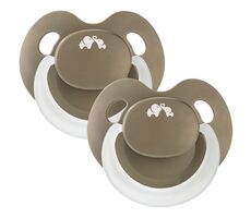 Bebeconfort Šidítko silikonové Physio Air Eco svítící 2ks 6m+ Green / od 6 měsíců